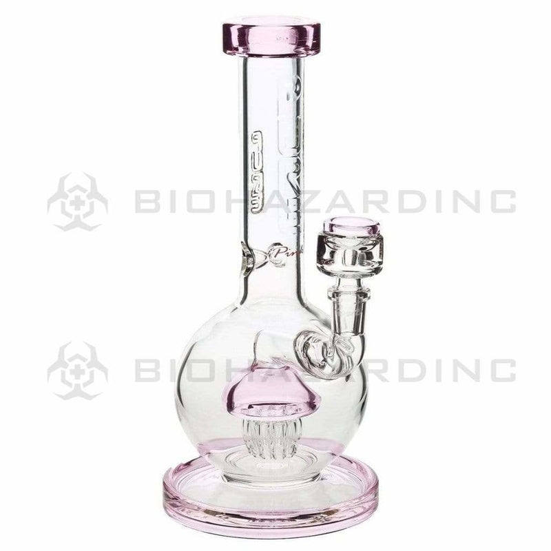 Pure Glass Glass Bong 10" PURE Pink "Zuma" Waterpipe