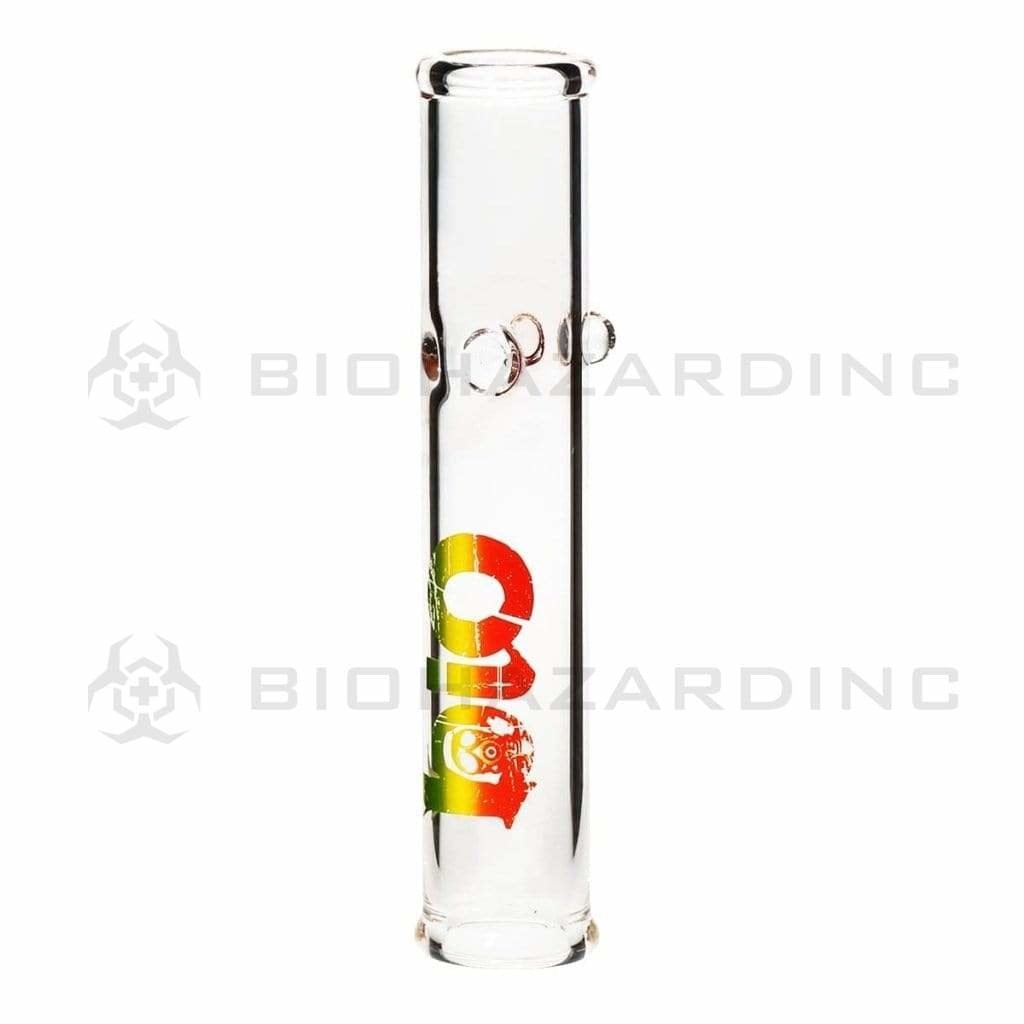Bio Glass Steamroller Pipe 11" BIO Steamroller - Rasta Logo