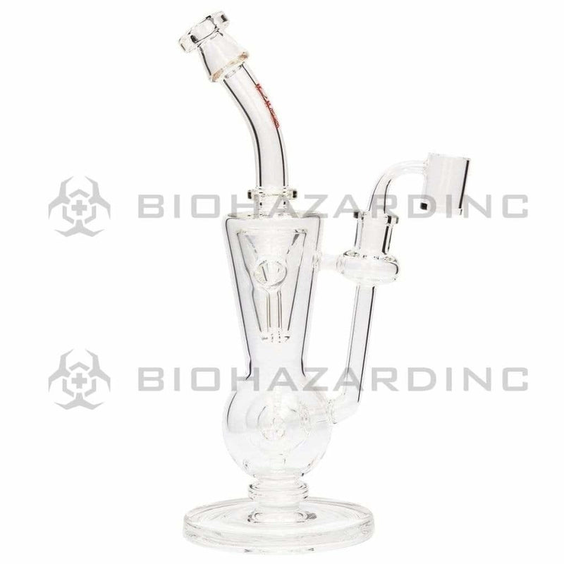 Bio Glass Glass Dab Rig 11" BIO VERTEX Rig - Red