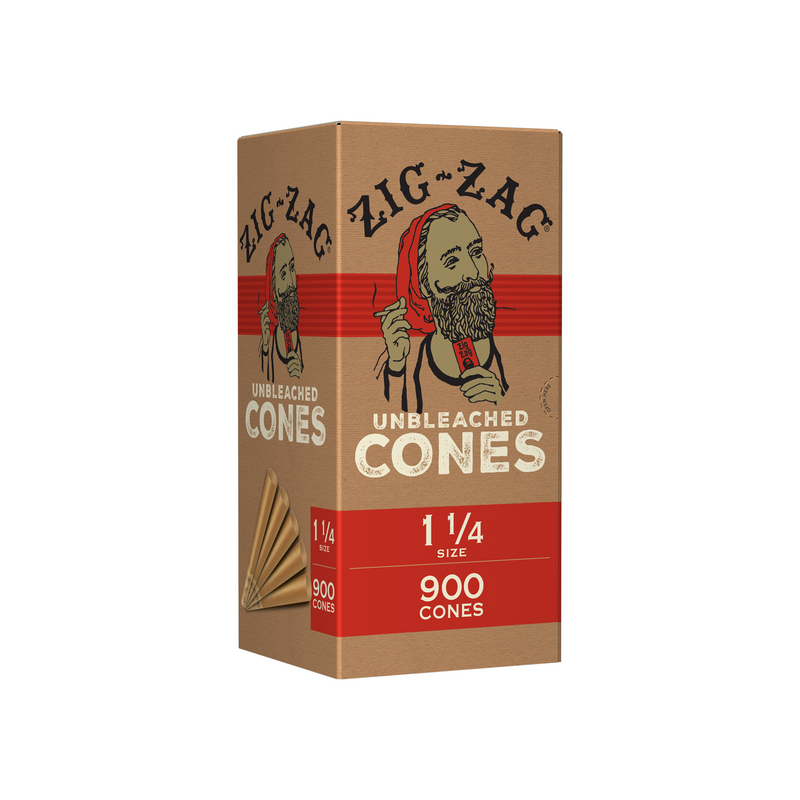 Zig-Zag® | Unbleached Cones 1 ¼ | 900 Count