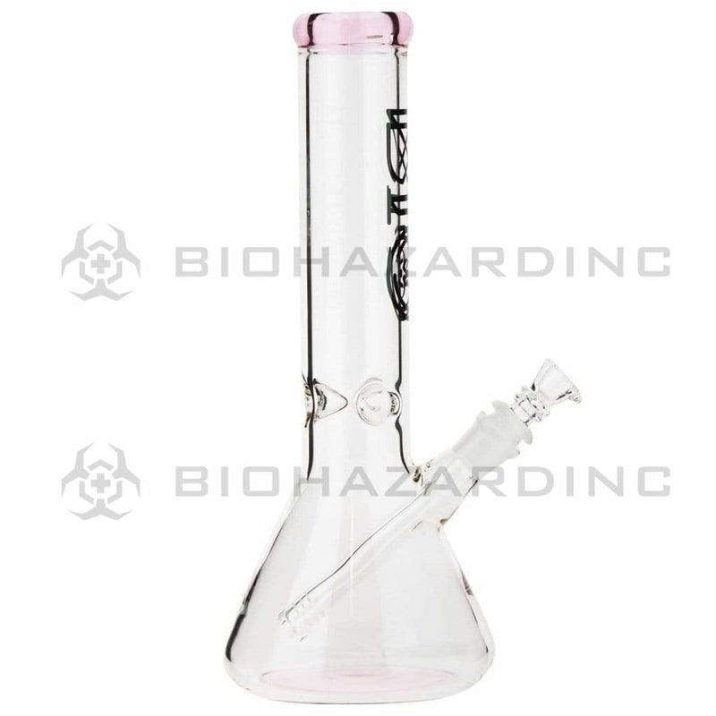 Bio Glass Glass Bong 12" BIO 50mm Beaker Water Pipe - Pink