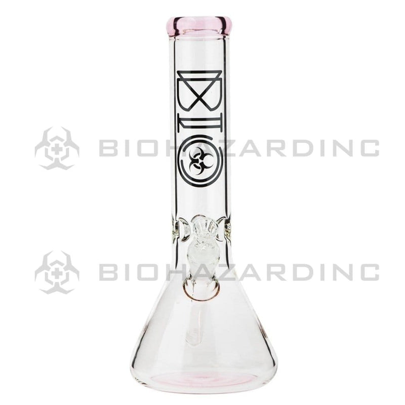 Bio Glass Glass Bong 12" BIO 50mm Beaker Water Pipe - Pink