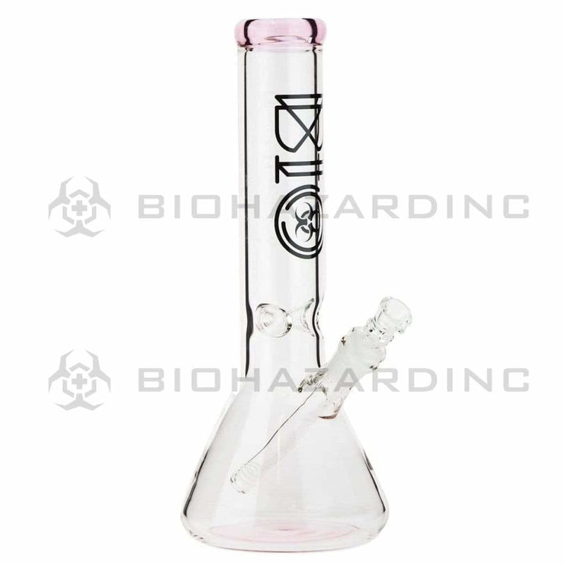 Bio Glass Glass Bong 12" BIO 50mm Beaker Water Pipe - Pink