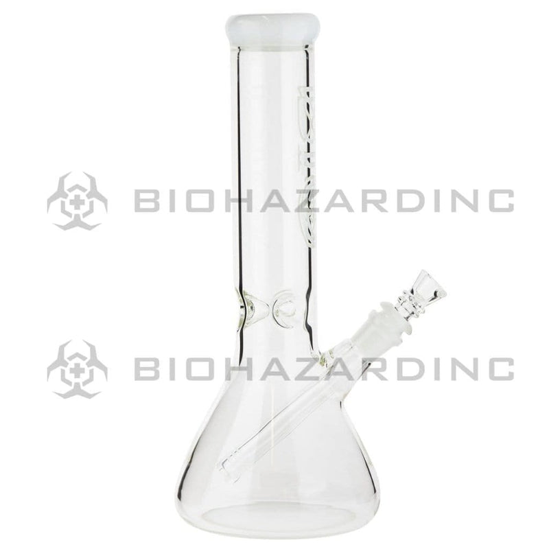 Bio Glass Glass Bong 12" BIO 50mm Beaker Water Pipe - White