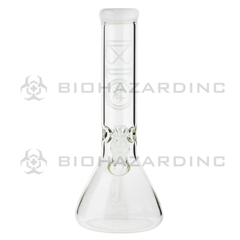 Bio Glass Glass Bong 12" BIO 50mm Beaker Water Pipe - White