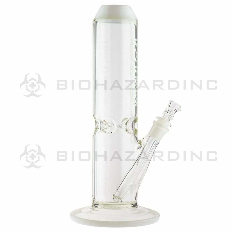 Bio Glass Glass Bong 12" BIO 65mm X 5mm Straight Waterpipe - White Trim