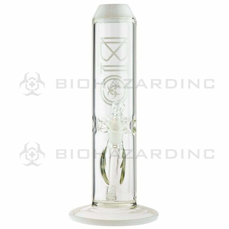 Bio Glass Glass Bong 12" BIO 65mm X 5mm Straight Waterpipe - White Trim