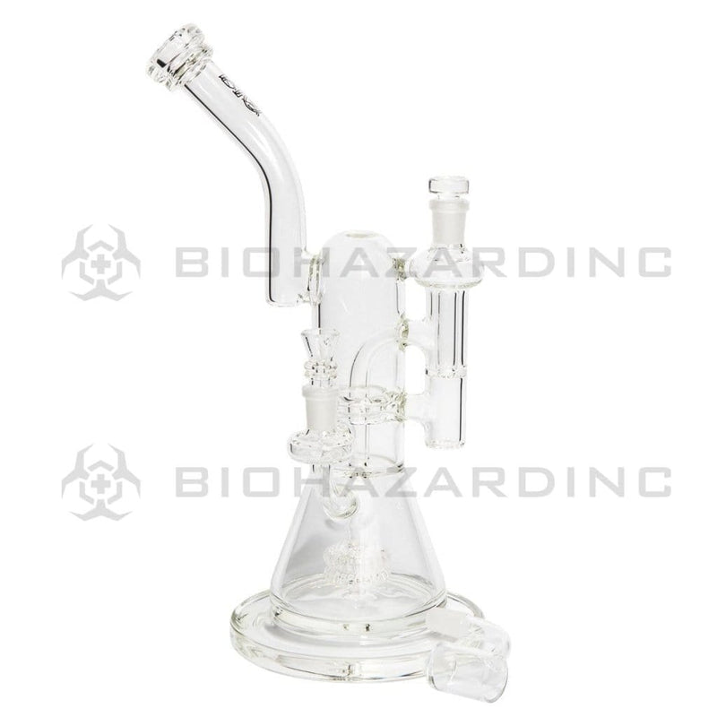 Bio Glass Glass Dab Rig 12" BIO GENESIS Stemless Dab Rig - Black