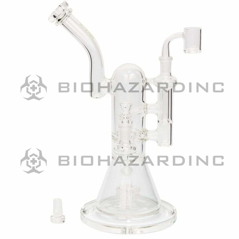 Bio Glass Glass Dab Rig 12" BIO GENESIS Stemless Dab Rig - Gold