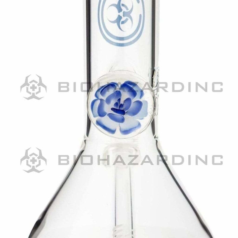 Bio Glass Glass Bong 12" BIO Marble Beaker - Blue