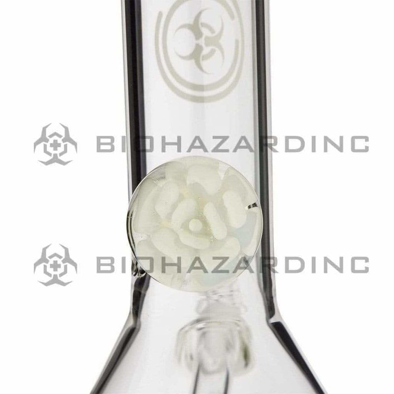 Bio Glass Glass Bong 12" BIO Marble Beaker - White