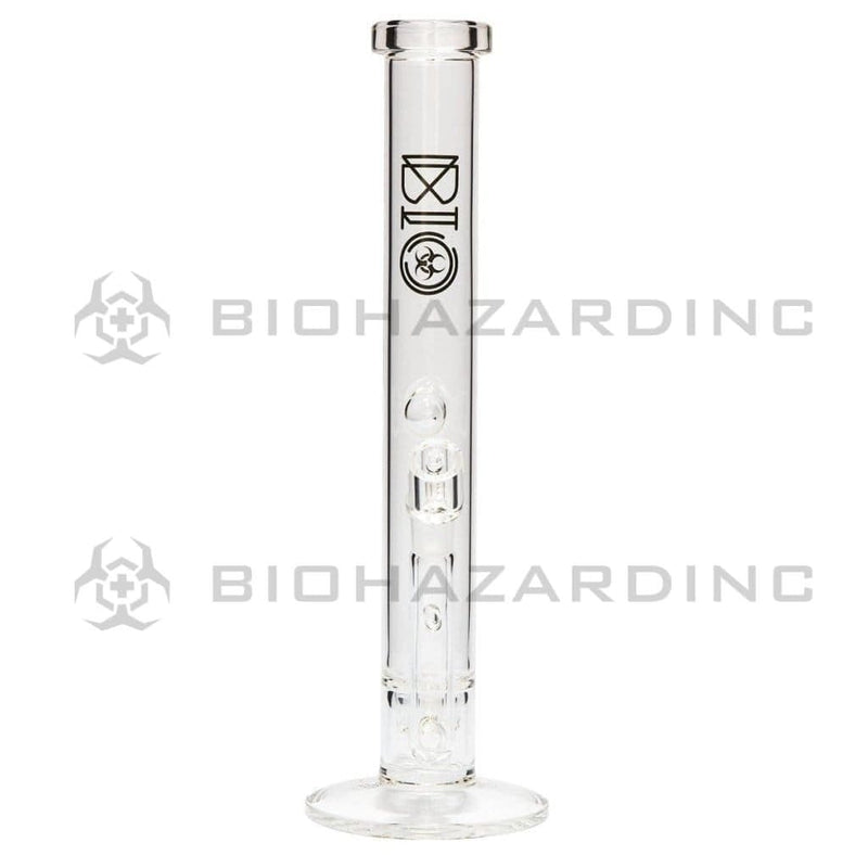 Bio Glass Glass Bong 13" BIO CHEMYST Stemless Diffuser Bong - Black