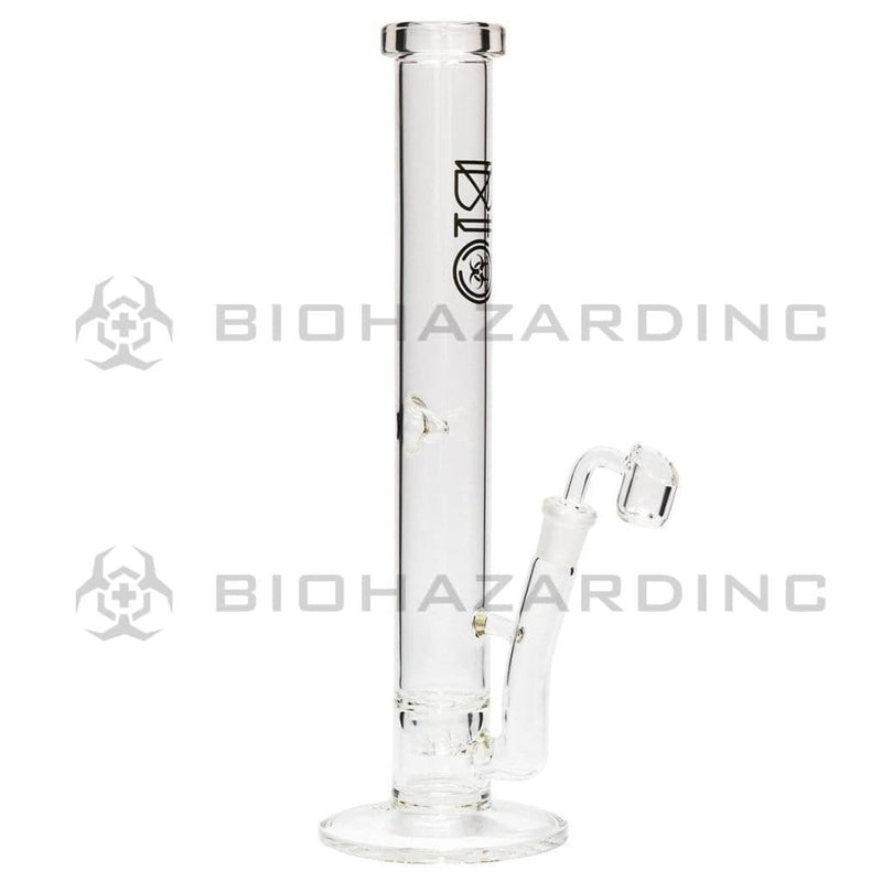 Bio Glass Glass Bong 13" BIO CHEMYST Stemless Diffuser Bong - Black