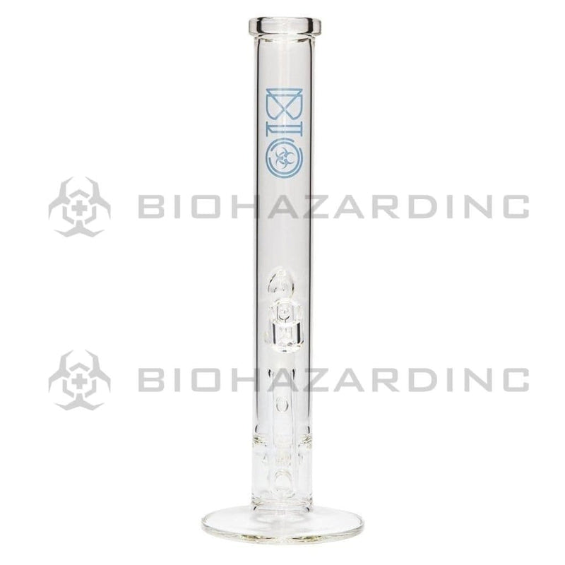 Bio Glass Glass Bong 13" BIO CHEMYST Stemless Diffuser Bong - Blue