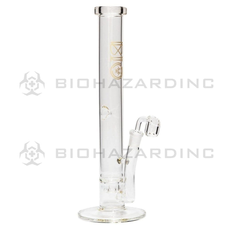 Bio Glass Glass Bong 13" BIO CHEMYST Stemless Diffuser Bong - Gold