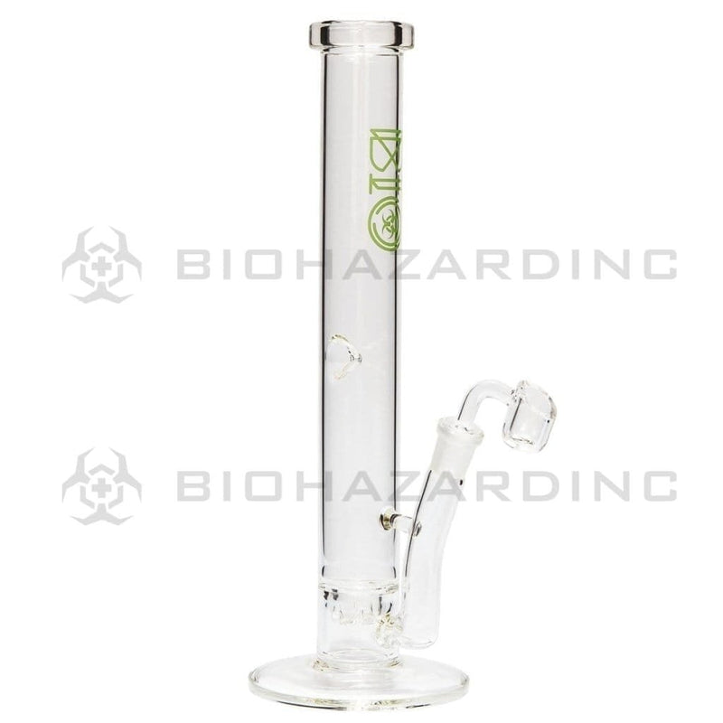 Bio Glass Glass Bong 13" BIO CHEMYST Stemless Diffuser Bong - Green