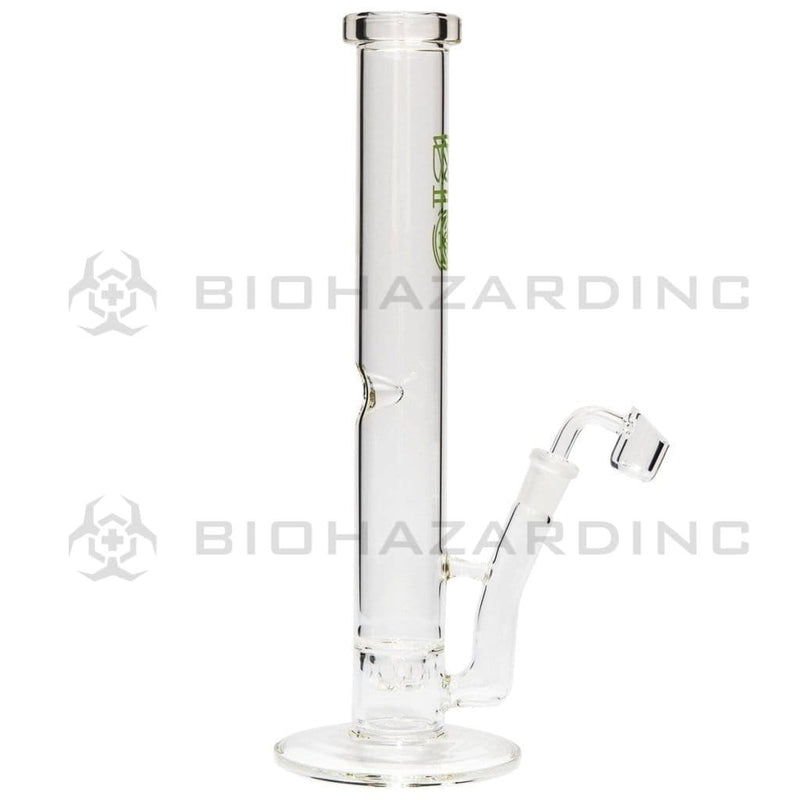 Bio Glass Glass Bong 13" BIO CHEMYST Stemless Diffuser Bong - Green