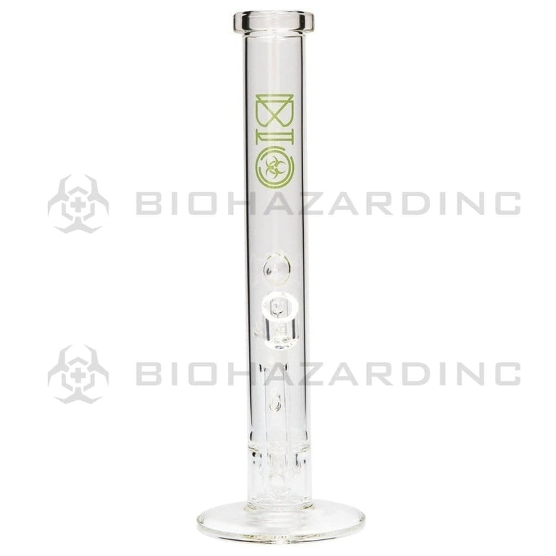 Bio Glass Glass Bong 13" BIO CHEMYST Stemless Diffuser Bong - Green