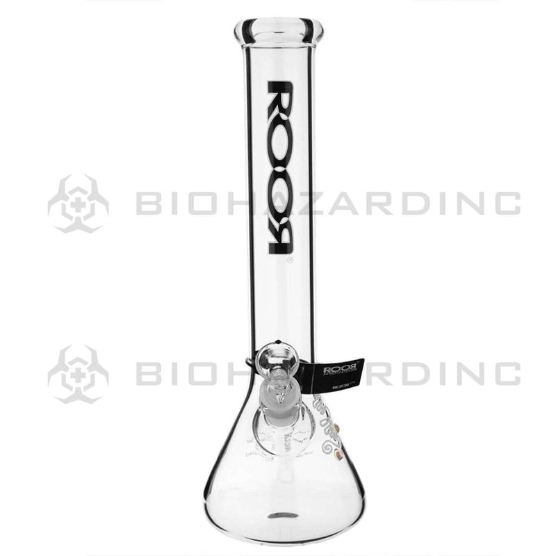 Roor Glass Bong 14" ROOR Classic Beaker Waterpipe - Black Logo - 50mm x 5mm