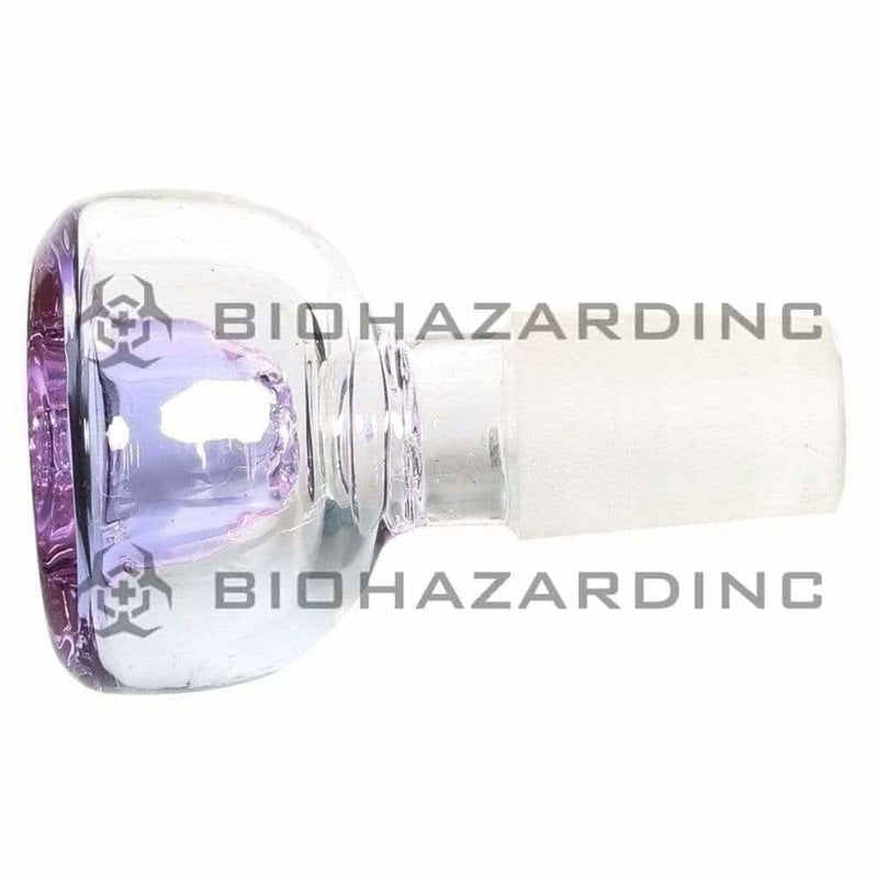 Biohazard Inc 14mm Bowl 14MM BOWL 5 HOLE PURPLE TRIM