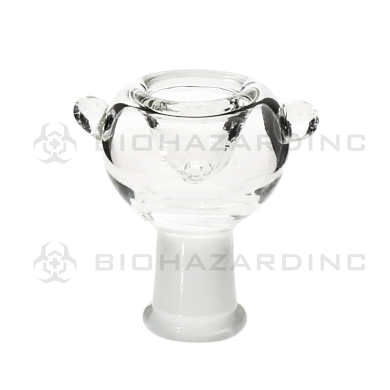 Biohazard Inc 14mm Bowl 14mm Female Bowl - Clear