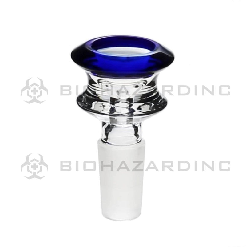 Biohazard Inc 14mm Bowl 14mm Funnel Bowl - Blue