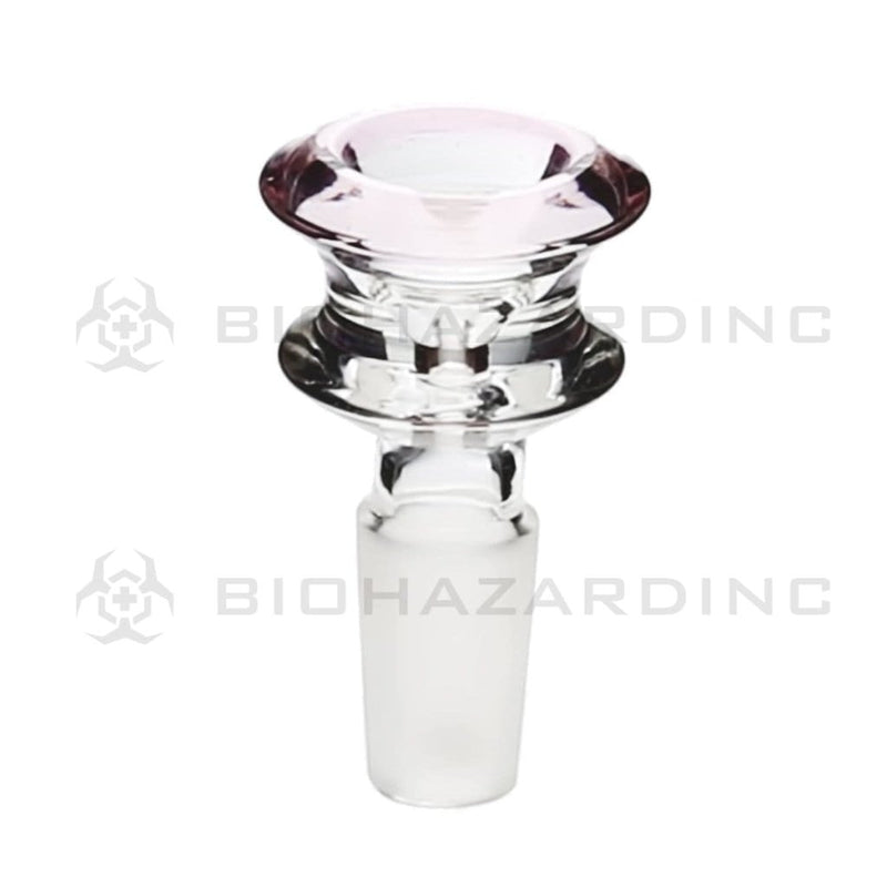 Biohazard Inc 14mm Bowl 14mm Funnel Bowl - Pink