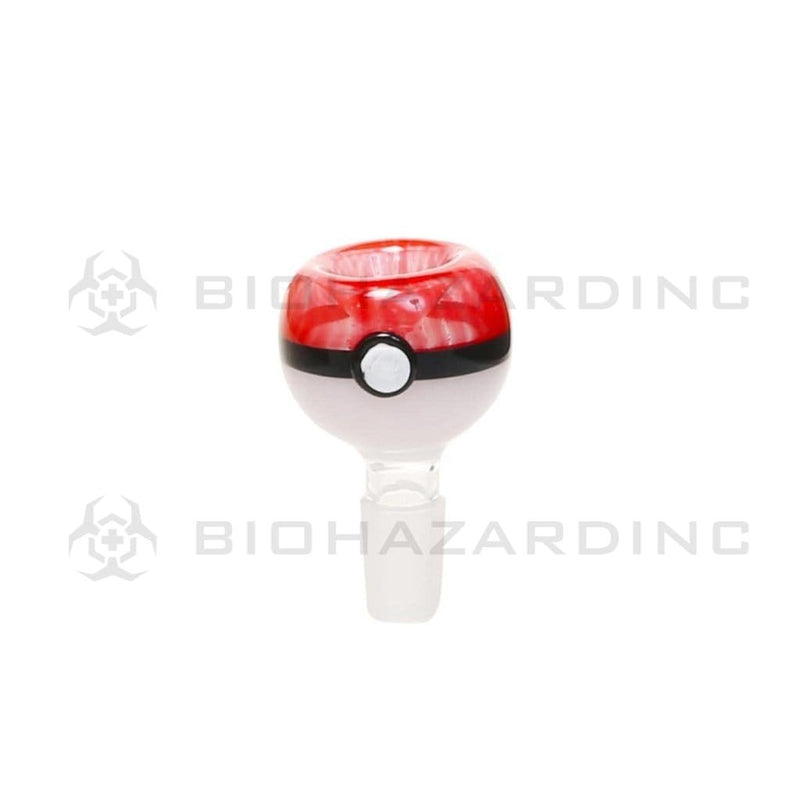 Biohazard Inc 14mm Bowl 14mm Poke Bowl - Red