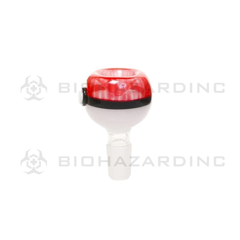 Biohazard Inc 14mm Bowl 14mm Poke Bowl - Red