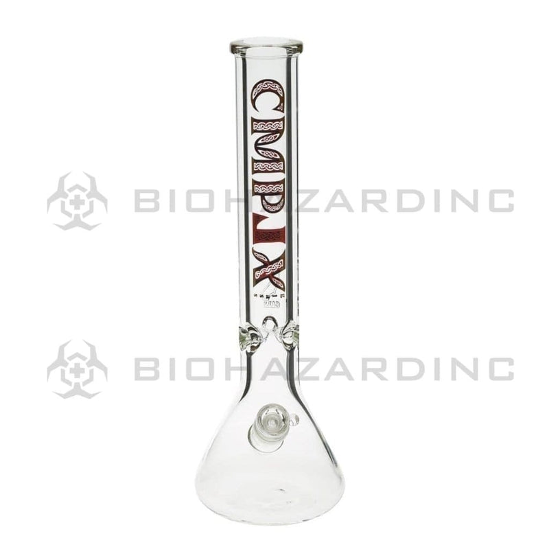 CMPLX Glass Bong 15" 9mm CMPLX Beaker - Red