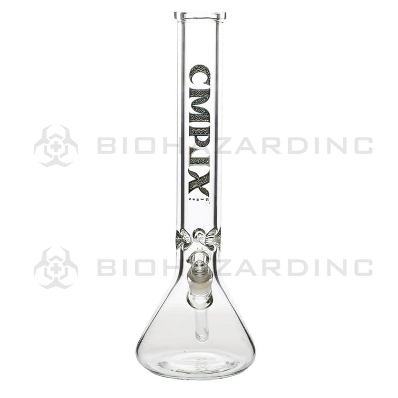 CMPLX Glass Bong 15" 9mm CMPLX Beaker - White