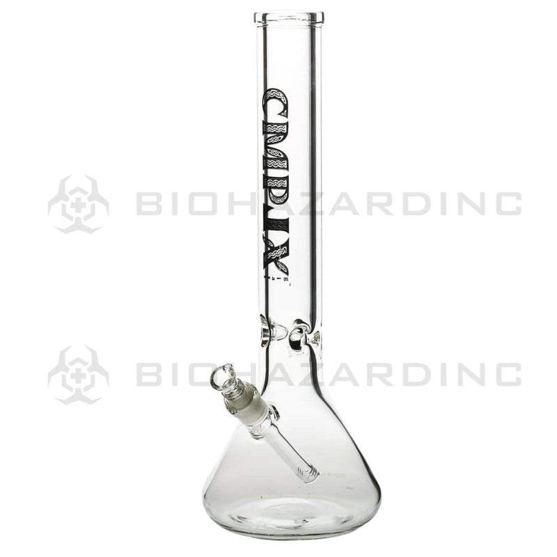 CMPLX Glass Bong 15" CMPLX Beaker Waterpipe | 50mm x 9mm - Black