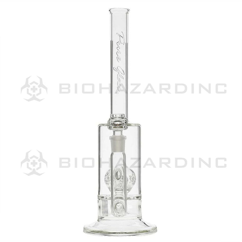 Pure Glass Glass Bong 15" Pure Glass Solaris Inline Bubbler