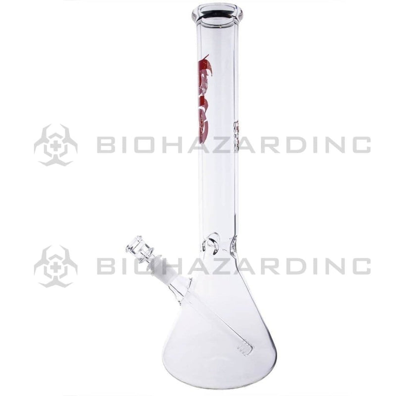 Bio Glass Glass Bong 16" BIO Beaker Bong - Red