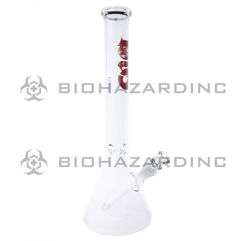 Bio Glass Glass Bong 16" BIO Beaker Bong - Red