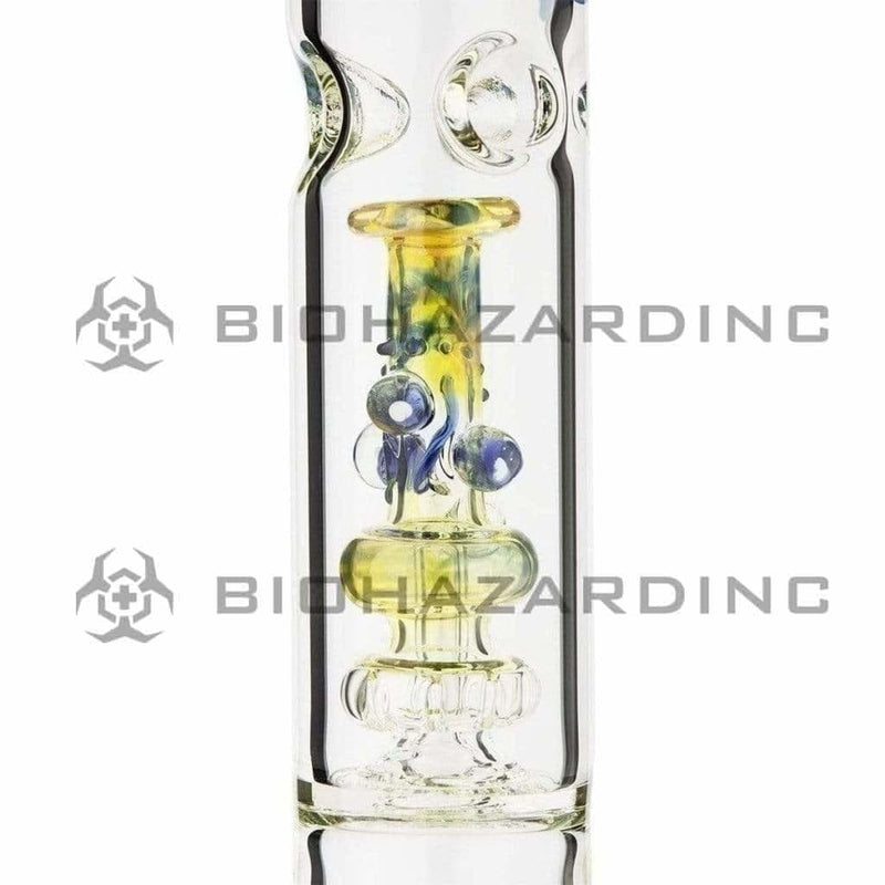 Bio Glass Glass Bong 17" BIO Shower+Pipe Perc Beaker - Blue