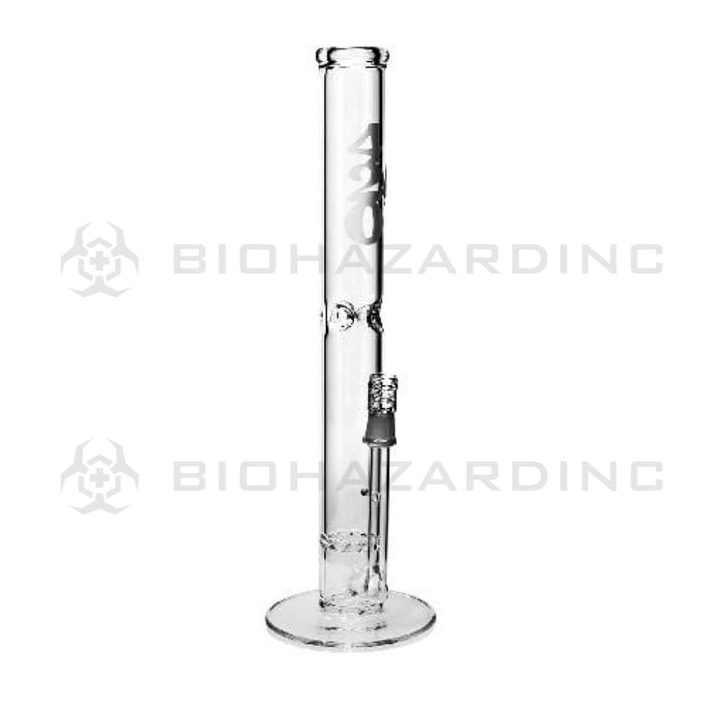 Biohazard Inc Glass Dab Rig 18" 420 Hurricane Dab Rig 19mm