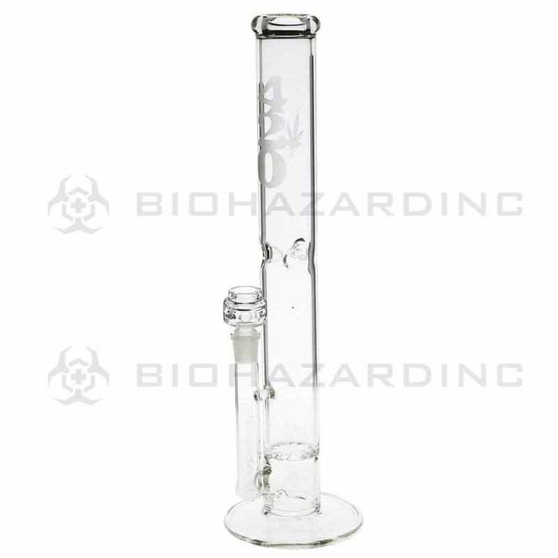 Biohazard Inc Glass Bong 18" 420 Hurricane Water Pipe