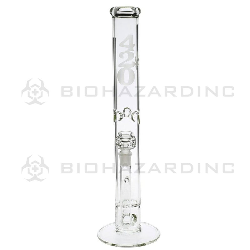 Biohazard Inc Glass Bong 18" 420 Hurricane Water Pipe