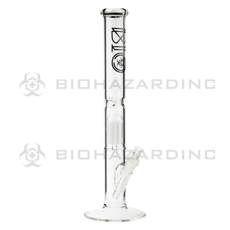 Bio Glass Glass Bong 18" BIO 10 Arm Tree Percolator Straight - Black Logo