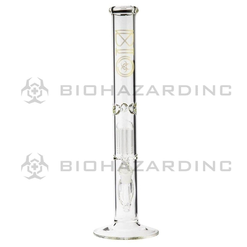 Bio Glass Glass Bong 18" BIO 10 Arm Tree Percolator Straight - Gold Logo