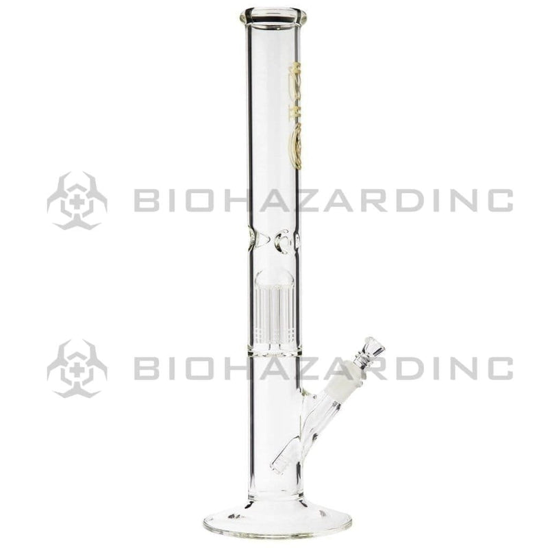 Bio Glass Glass Bong 18" BIO 10 Arm Tree Percolator Straight - Gold Logo