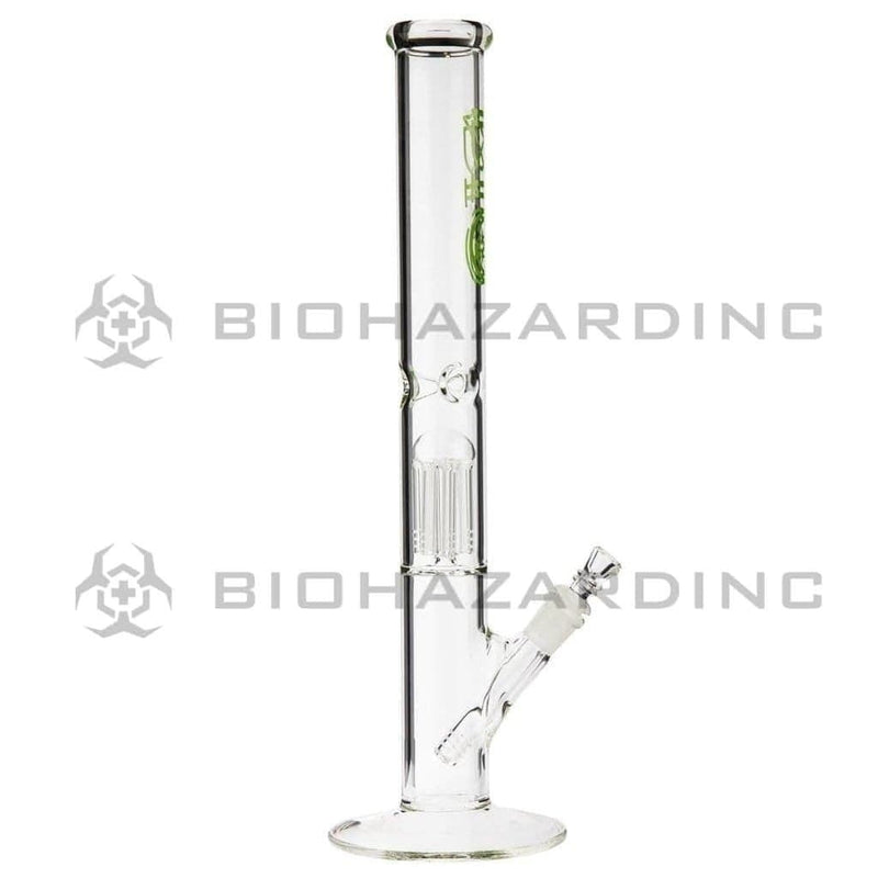 Bio Glass Glass Bong 18" BIO 10 Arm Tree Percolator Straight - Green Logo