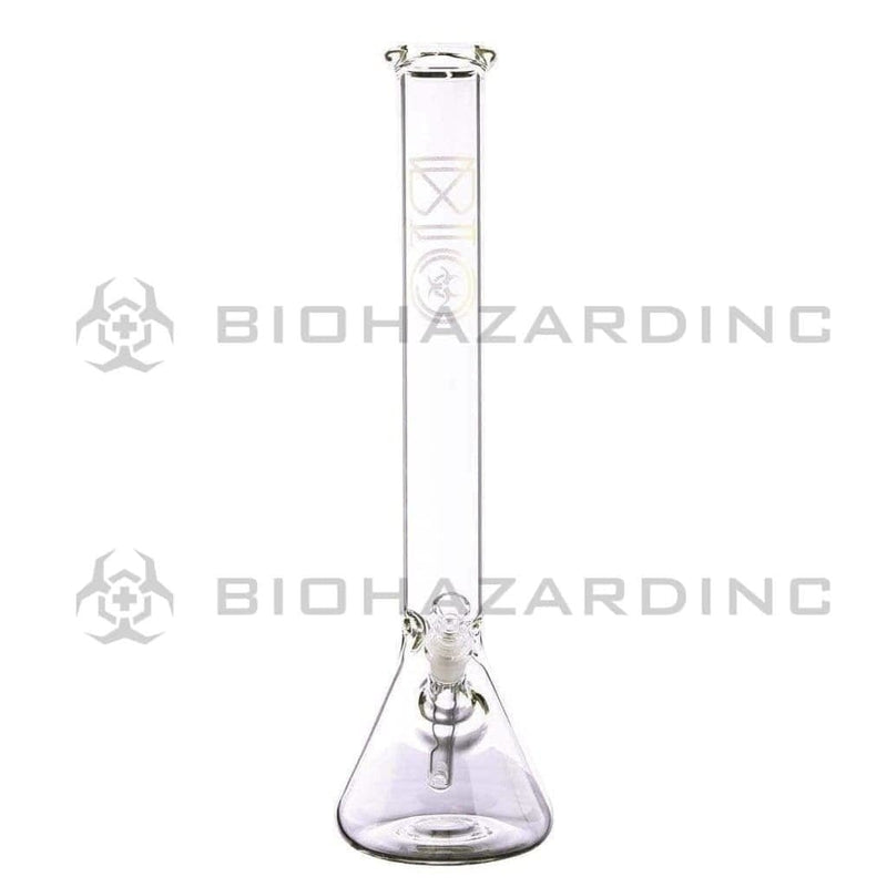 Biohazard Inc Glass Bong 18" BIO 50mm Beaker - Gold