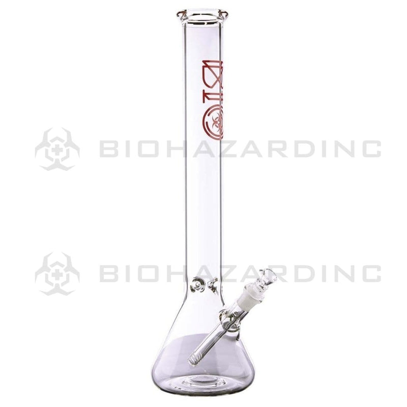 Bio Glass Glass Bong 18" BIO 50mm Beaker - Red