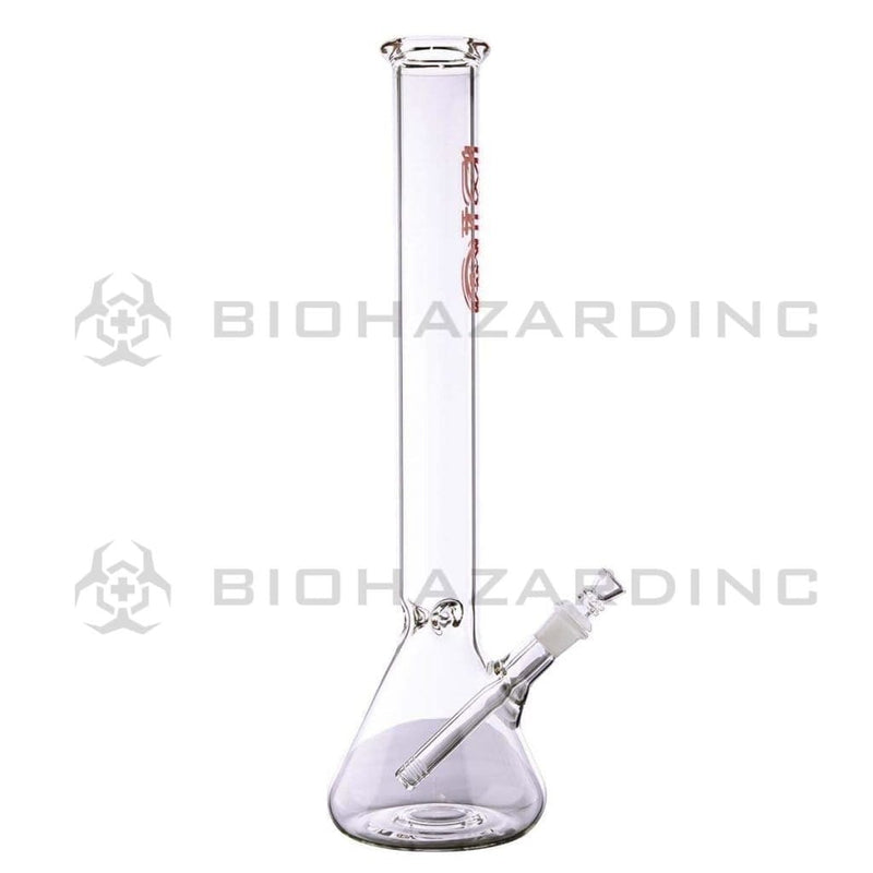 Bio Glass Glass Bong 18" BIO 50mm Beaker - Red