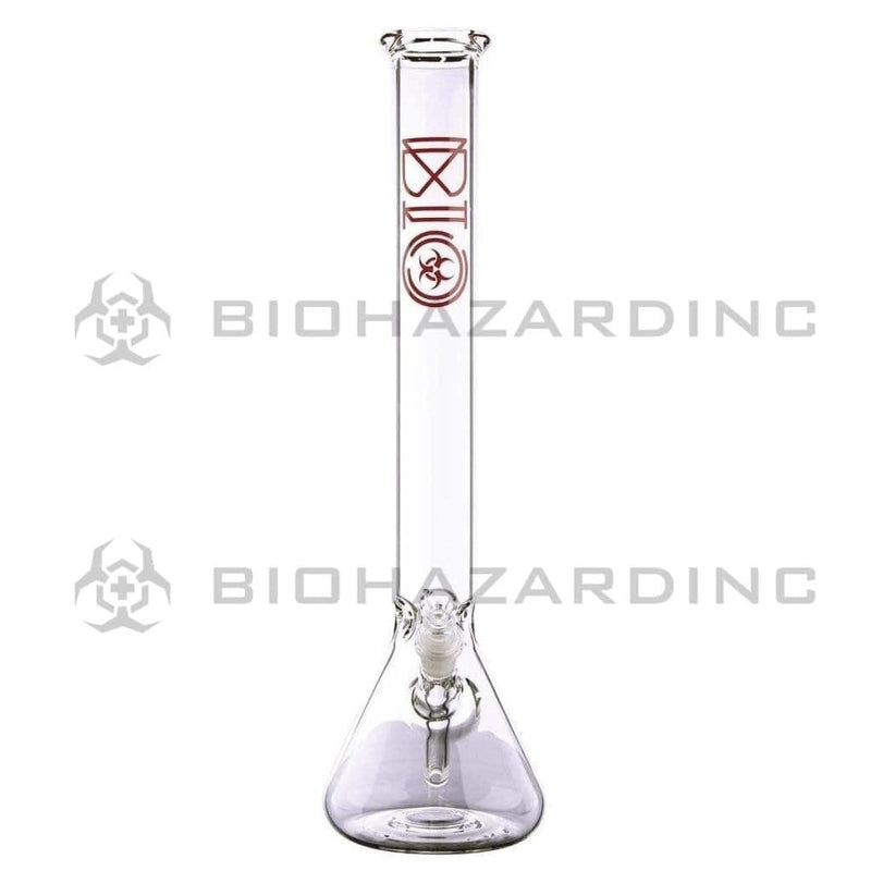 Bio Glass Glass Bong 18" BIO 50mm Beaker - Red