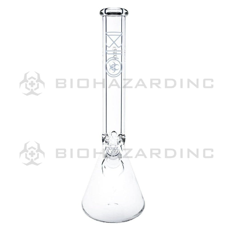 Bio Glass Glass Bong 18" BIO Heavy Beaker Bong - Silver