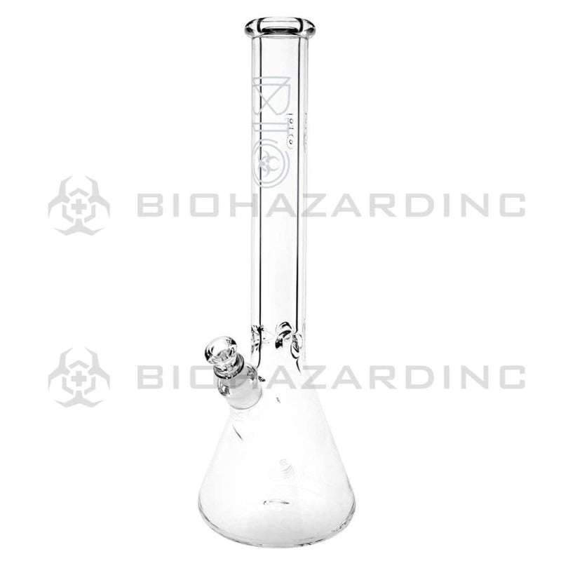 Bio Glass Glass Bong 18" BIO Heavy Beaker Bong - Silver