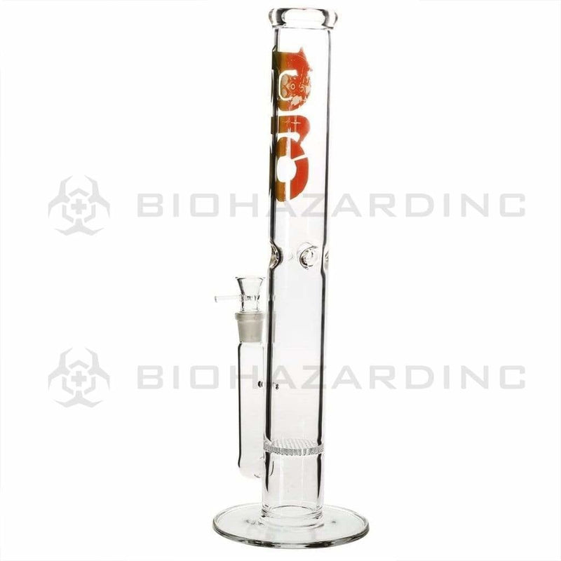 Bio Glass Glass Bong 18" BIO Honeycomb Water Pipe - Rasta Logo